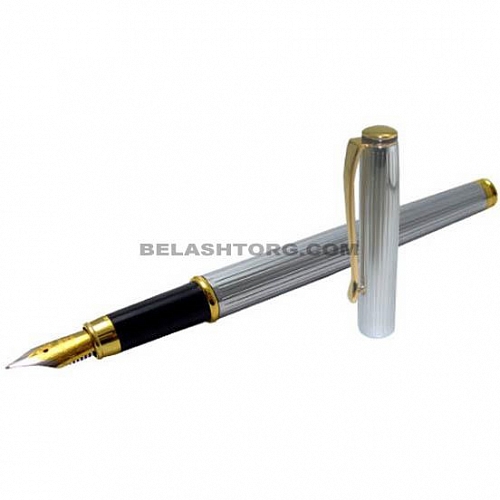 Ручка перьевая Pen Pro серебро+золото - канцтовары в Минске
